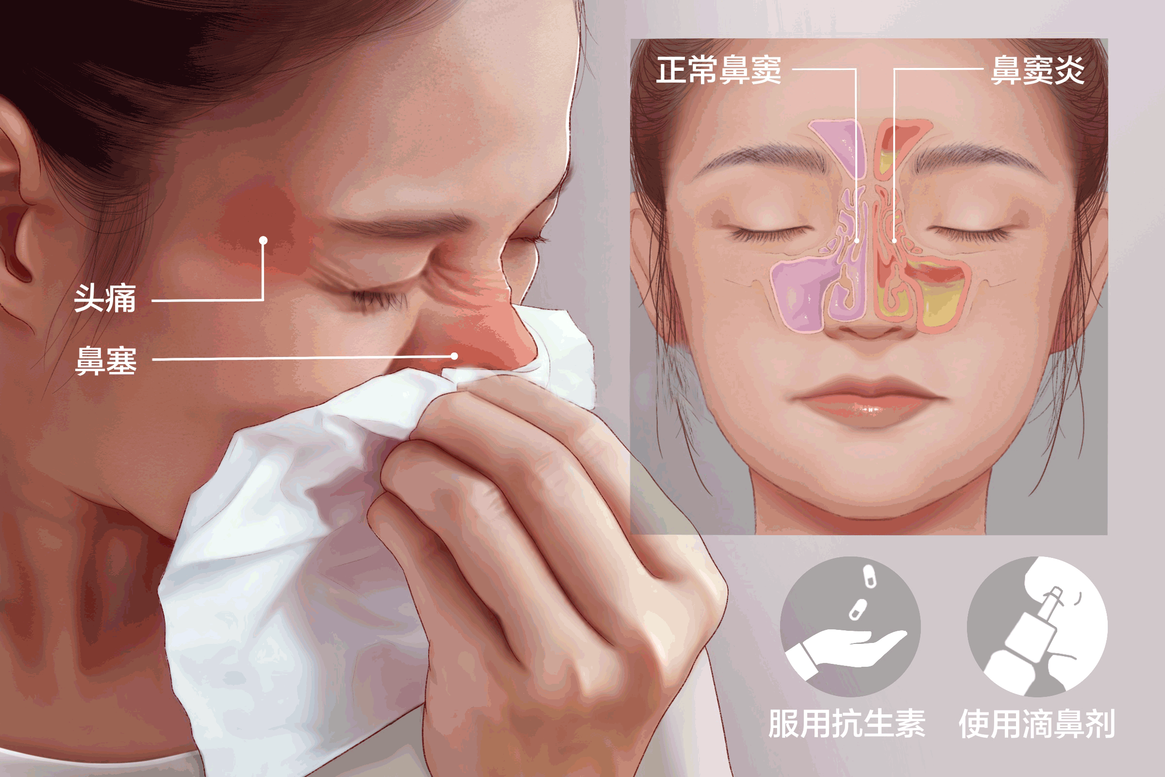 鼻窦炎的早期症状
